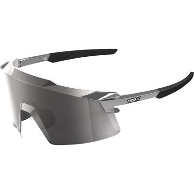 100%, Unisex, Sportbrille, Aerocraft - Gloss Chrome - HiPER Silver Chrome Lens (Gloss chrome, HiPER Silver Chrome), Grau 100%, Unisex, Sportbrille, Aerocraft - Gloss Chrome - HiPER Silver Chrome Lens (Gloss chrome, HiPER Silver Chrome), Grau