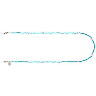 Komono, Unisex, Brillenkette, Daisy, Blau Komono, Unisex, Brillenkette, Daisy, Blau