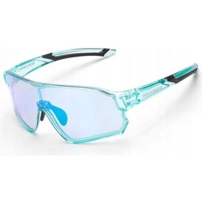 Rockbros, Unisex, Sportbrille, Children's Photochromic Glasses Blue (Blau, Transparent, Blau), Transparent, Blau Rockbros, Unisex, Sportbrille, Children's Photochromic Glasses Blue (Blau, Transparent, Blau), Transparent, Blau