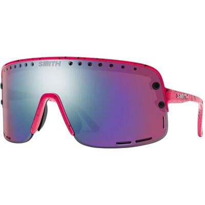 Smith, Unisex, Sportbrille, Ultralite (Black Pattern, Pink, Violet Mirror S3), Violett, Pink Smith, Unisex, Sportbrille, Ultralite (Black Pattern, Pink, Violet Mirror S3), Violett, Pink