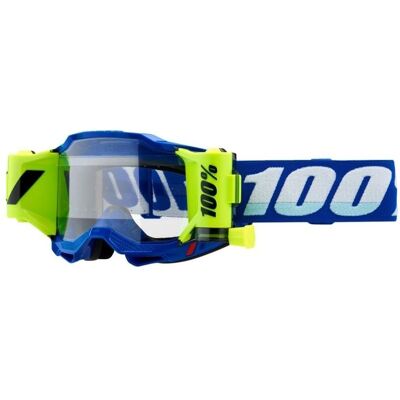 100%, Sportbrille, 100 % Accuri 2 Forecast Roll-Off Blaue Schützer - Farbe Blau/Weiss/Gelb Funo-Klarlinse (Blau, Gelb, Weiss, Clear), Blau, Mehrfarbig, Weiss, Gelb 100%, Sportbrille, 100 % Accuri 2 Forecast Roll-Off Blaue Schützer - Farbe Blau/Weiss/Gelb Funo-Klarlinse (Blau, Gelb, Weiss, Clear), Blau, Mehrfarbig, Weiss, Gelb