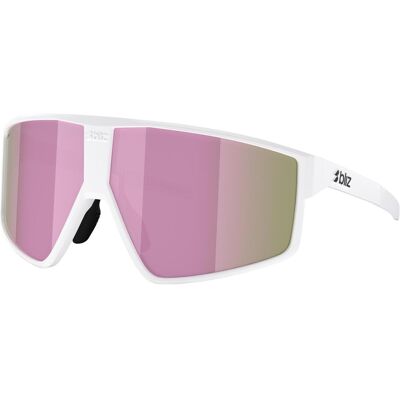 Bliz, Unisex, Sportbrille, P002S (matt white, Brown Pink Polarized), Pink, Weiss, Braun Bliz, Unisex, Sportbrille, P002S (matt white, Brown Pink Polarized), Pink, Weiss, Braun