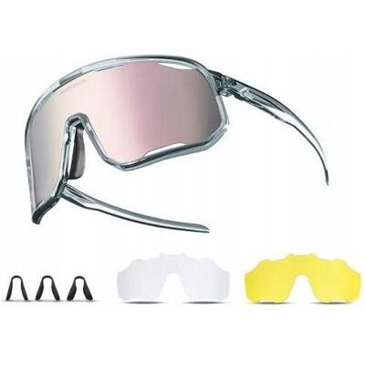 Rockbros, Unisex, Sportbrille, 14210010004 polarized sports glasses (Color-changing PC, Gelb, Transparent), Mehrfarbig Rockbros, Unisex, Sportbrille, 14210010004 polarized sports glasses (Color-changing PC, Gelb, Transparent), Mehrfarbig