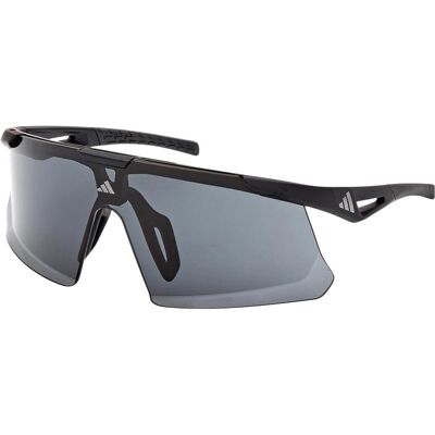 Adidas Unisex, Sportbrille, SP0107 (Matte Black, Smoke), Grau, Schwarz Adidas Unisex, Sportbrille, SP0107 (Matte Black, Smoke), Grau, Schwarz
