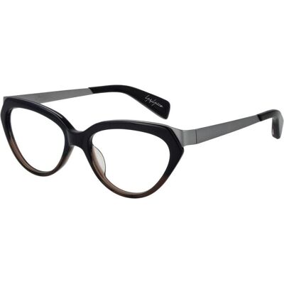 Yohji Yamamoto YY1035 771 Schwarz Katzenauge Brille Yohji Yamamoto YY1035 771 Schwarz Katzenauge Brille