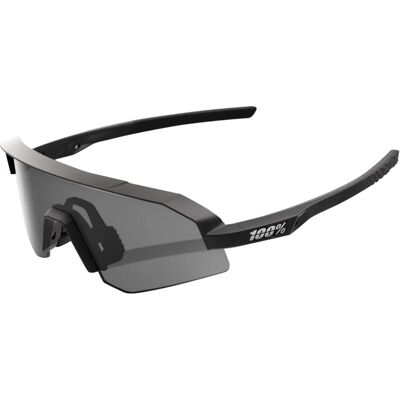 100%, Unisex, Sportbrille, Slendale XS (Matte Black, Smoke Lens), Schwarz 100%, Unisex, Sportbrille, Slendale XS (Matte Black, Smoke Lens), Schwarz