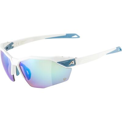 Alpina, Unisex, Sportbrille, Twist Six S HR Q (White Matt, Blue), Weiss Alpina, Unisex, Sportbrille, Twist Six S HR Q (White Matt, Blue), Weiss