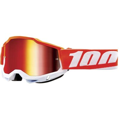 100%, Damen, Sportbrille, Goggles Accuri 2 Matigofun -Mirror Red Lens (Matigofun - Red, Matigofun - Red), Rot 100%, Damen, Sportbrille, Goggles Accuri 2 Matigofun -Mirror Red Lens (Matigofun - Red, Matigofun - Red), Rot