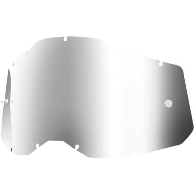 100%, Sportbrille, AC2/ST2 Junior Replacement - Sheet Mirror Silver Lens, Silber 100%, Sportbrille, AC2/ST2 Junior Replacement - Sheet Mirror Silver Lens, Silber