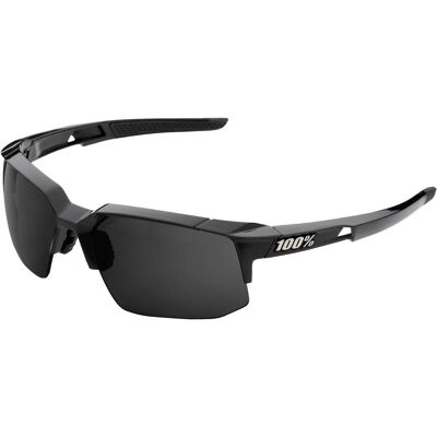 100%, Damen, Sportbrille, Sportbrille Speedcoupe - Polished Black (Polished Black, Grau), Schwarz 100%, Damen, Sportbrille, Sportbrille Speedcoupe - Polished Black (Polished Black, Grau), Schwarz