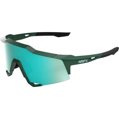 100%, Unisex, Sportbrille, SPEEDCRAFT Matte Juniper - HiPER Mint Mirror Lens (Matte Juniper, Green), Grün 100%, Unisex, Sportbrille, SPEEDCRAFT Matte Juniper - HiPER Mint Mirror Lens (Matte Juniper, Green), Grün