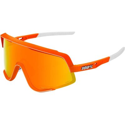 100%, Unisex, Sportbrille, Brille Glendale Soft Tact (Soft Tact Neon Orange, HiPer Red Multilayer Mirror), Orange 100%, Unisex, Sportbrille, Brille Glendale Soft Tact (Soft Tact Neon Orange, HiPer Red Multilayer Mirror), Orange