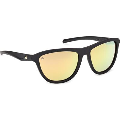 Adidas Herren, Sportbrille, ES0001 S3 (Black, Matte Black, Brown Mirror), Schwarz, Braun Adidas Herren, Sportbrille, ES0001 S3 (Black, Matte Black, Brown Mirror), Schwarz, Braun