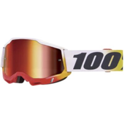 100%, Unisex, Sportbrille, Goggle Accuri 2 Torken - Mirror Red Lens (Gelb, Orange, Red, Weiss, Rot), Mehrfarbig 100%, Unisex, Sportbrille, Goggle Accuri 2 Torken - Mirror Red Lens (Gelb, Orange, Red, Weiss, Rot), Mehrfarbig