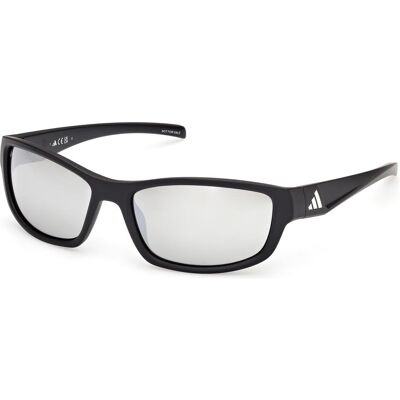 Adidas Herren, Sportbrille, ES0005 (Matte Black, Smoke), Schwarz, Grau Adidas Herren, Sportbrille, ES0005 (Matte Black, Smoke), Schwarz, Grau