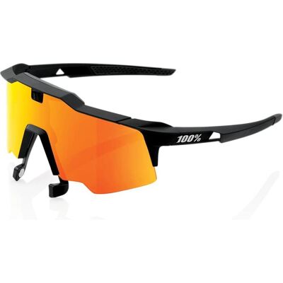 100%, Unisex, Sportbrille, Speedcraft Air (Soft Tact Black, HiPer Red Multilayer Mirror), Schwarz 100%, Unisex, Sportbrille, Speedcraft Air (Soft Tact Black, HiPer Red Multilayer Mirror), Schwarz