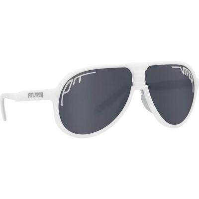 Pit Viper, Unisex, Sportbrille, The Jethawk The Vice Polarized (Weiss, Weiss), Weiss, Silber Pit Viper, Unisex, Sportbrille, The Jethawk The Vice Polarized (Weiss, Weiss), Weiss, Silber