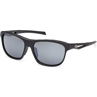 Adidas Unisex, Sportbrille, SP0118 (Matte Black, Smoke Polarized), Schwarz Adidas Unisex, Sportbrille, SP0118 (Matte Black, Smoke Polarized), Schwarz