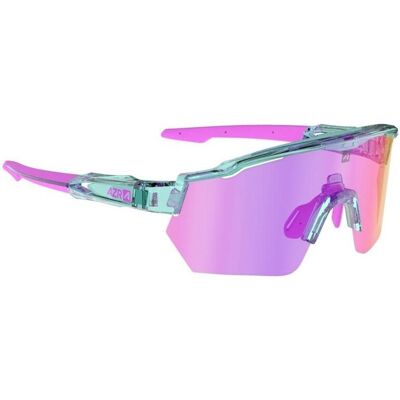 AZR, Herren, Sportbrille, Kromic Race RX Cat 1-3 - Fahrradbrille, Pink, Türkis AZR, Herren, Sportbrille, Kromic Race RX Cat 1-3 - Fahrradbrille, Pink, Türkis