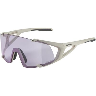 Alpina, Unisex, Sportbrille, Hawkeye S Q-Lite V (Cool grey matt, Purple), Grau Alpina, Unisex, Sportbrille, Hawkeye S Q-Lite V (Cool grey matt, Purple), Grau