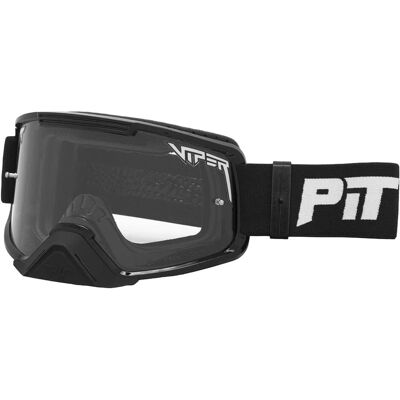 Pit Viper, Herren, Sportbrille, The Exec Brapstrap Goggle - Clear (Black, Exec, Transparent), Schwarz Pit Viper, Herren, Sportbrille, The Exec Brapstrap Goggle - Clear (Black, Exec, Transparent), Schwarz