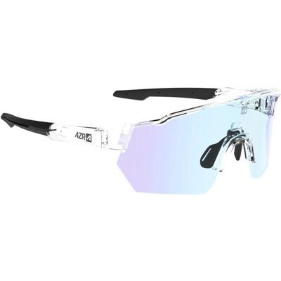 AZR, Unisex, Sportbrille, Kromic Race RX Cat 1-3 - Fahrradbrille (crystal varnish, Blau schillernd, blauer Mehrschichtstruktur), Schwarz, Transparent AZR, Unisex, Sportbrille, Kromic Race RX Cat 1-3 - Fahrradbrille (crystal varnish, Blau schillernd, blauer Mehrschichtstruktur), Schwarz, Transparent