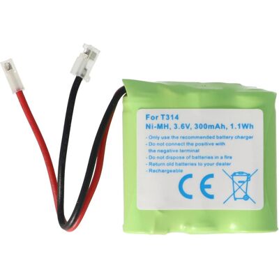 AccuCell Akku passend für Schnurlos-Telefon Universal, AUDIOL, Sagem, NiMH, 3,6V, 300mAh, Telefon Zubehör AccuCell Akku passend für Schnurlos-Telefon Universal, AUDIOL, Sagem, NiMH, 3,6V, 300mAh, Telefon Zubehör