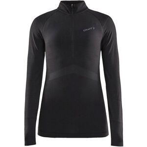 Craft, Damen, Funktionsshirt, Active Intensity Zip Longsleeve (M), Schwarz, M Craft, Damen, Funktionsshirt, Active Intensity Zip Longsleeve (M), Schwarz, M