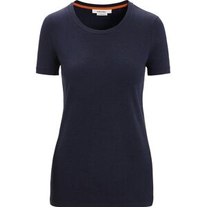 Icebreaker Central Classic Merinowolle-Baumwolle T-Shirt - Blau Icebreaker Central Classic Merinowolle-Baumwolle T-Shirt - Blau