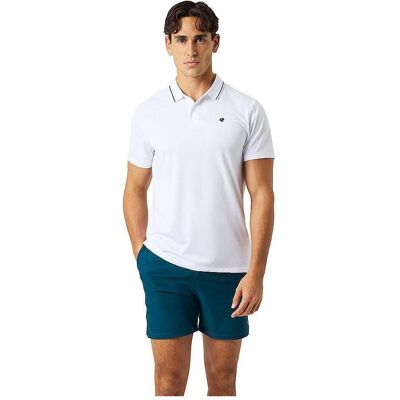 Björn Borg, Herren, Sportshirt, Tennispolo Ace (M), Weiss, Grün, M Björn Borg, Herren, Sportshirt, Tennispolo Ace (M), Weiss, Grün, M