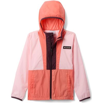Columbia Back Bowl II Kapuzen-Windbreaker - Kinder - Satin Pink Columbia Back Bowl II Kapuzen-Windbreaker - Kinder - Satin Pink
