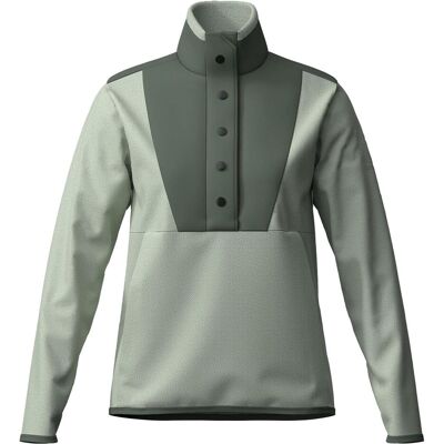 Löffler, Damen, Pullover, Half-Snap Fleece, Grün, (M) Löffler, Damen, Pullover, Half-Snap Fleece, Grün, (M)