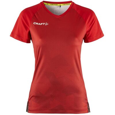 Craft 1912760 Premier Fade Jersey - Damen Sportshirt - Bright Red XL Craft 1912760 Premier Fade Jersey - Damen Sportshirt - Bright Red XL