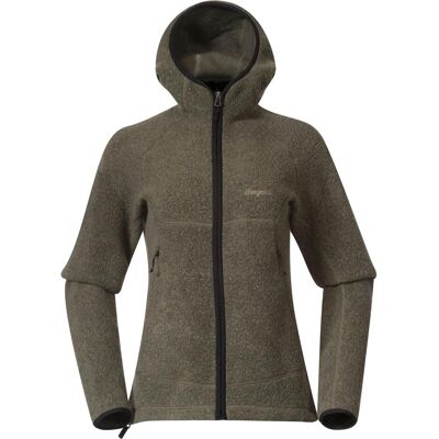 Bergans, Damen, Outdoorjacken, Vaagaa Merino Terry Hoodie (XS), Grün, XS Bergans, Damen, Outdoorjacken, Vaagaa Merino Terry Hoodie (XS), Grün, XS