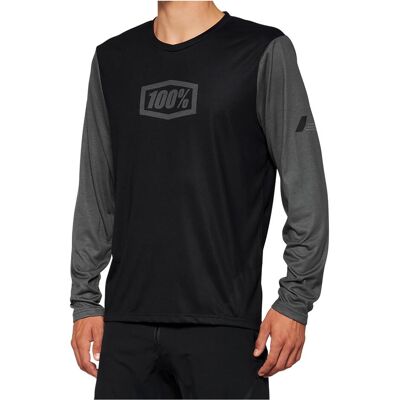 100%, Herren, Velotrikot, Airmatic Long Sleeve Jersey (XL), Schwarz, XL 100%, Herren, Velotrikot, Airmatic Long Sleeve Jersey (XL), Schwarz, XL