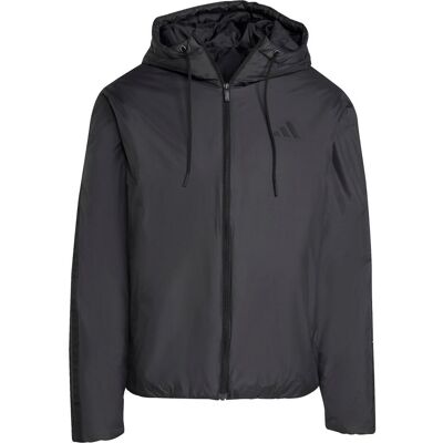 Adidas Herren, Trainingsjacken, Herren Essentials Climawarm Stripes Isolierte Kapuzenjacke (S), Schwarz, S Adidas Herren, Trainingsjacken, Herren Essentials Climawarm Stripes Isolierte Kapuzenjacke (S), Schwarz, S