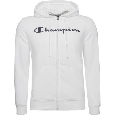 Champion, Herren, Pullover, Hooded Full Zip - 59425, Weiss, (M) Champion, Herren, Pullover, Hooded Full Zip - 59425, Weiss, (M)