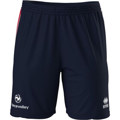 Errea Damen Blaue Frankreich Team Sports Shorts - Training & Freizeit Errea Damen Blaue Frankreich Team Sports Shorts - Training & Freizeit