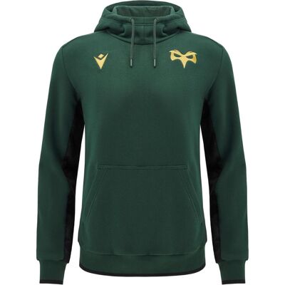 Macron, Herren, Pullover, Ospreys Kapuzenpullover Travel 2024/25, Grün, (M) Macron, Herren, Pullover, Ospreys Kapuzenpullover Travel 2024/25, Grün, (M)