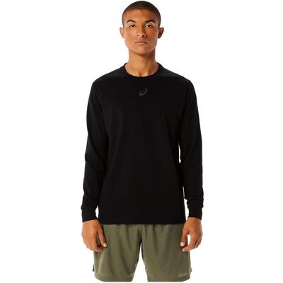 ASICS, Unisex, Sportshirt, Tiger Ls Top (L), Schwarz, L ASICS, Unisex, Sportshirt, Tiger Ls Top (L), Schwarz, L