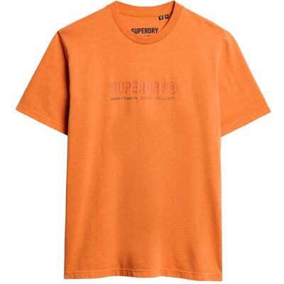 Superdry, Herren, Sportshirt, Utility Sport T-Shirt mit Grafik (XXL), Orange Superdry, Herren, Sportshirt, Utility Sport T-Shirt mit Grafik (XXL), Orange
