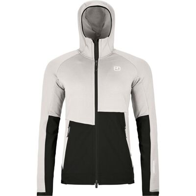 Ortovox, Damen, Outdoorjacken, Fleece Rib Hoody W (XS), Weiss, Grau, XS Ortovox, Damen, Outdoorjacken, Fleece Rib Hoody W (XS), Weiss, Grau, XS