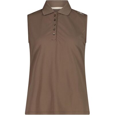 CMP Campagnolo, Damen, Funktionsshirt, Funktions Polo (XXL), Braun, XXL CMP Campagnolo, Damen, Funktionsshirt, Funktions Polo (XXL), Braun, XXL
