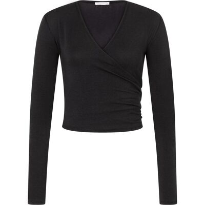 Mandala, Damen, Funktionsshirt, Wrap (M), Schwarz Mandala, Damen, Funktionsshirt, Wrap (M), Schwarz