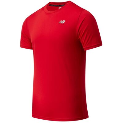 New Balance, Herren, Sportshirt, Core Run Short Sleeve (L), Rot, L New Balance, Herren, Sportshirt, Core Run Short Sleeve (L), Rot, L