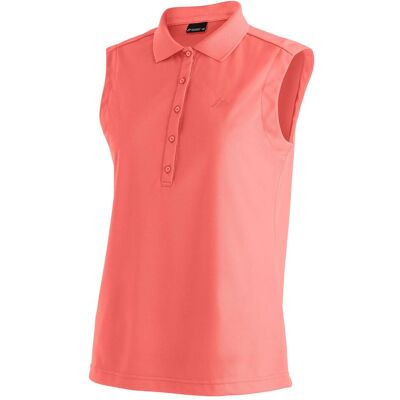 Maier Sports Ulrike Ärmelloses Pink - Sommer Polo Maier Sports Ulrike Ärmelloses Pink - Sommer Polo