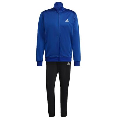 Adidas Herren, Trainingsjacken, Primegreen Essentials Trainingsanzug mit kleinem Logo (146), Blau, Schwarz, 146 Adidas Herren, Trainingsjacken, Primegreen Essentials Trainingsanzug mit kleinem Logo (146), Blau, Schwarz, 146