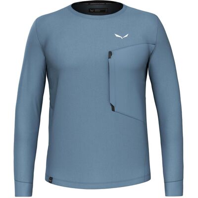 Salewa Puez Merino Durastretch Pullover Herren - Blau - Leichter Midlayer Salewa Puez Merino Durastretch Pullover Herren - Blau - Leichter Midlayer