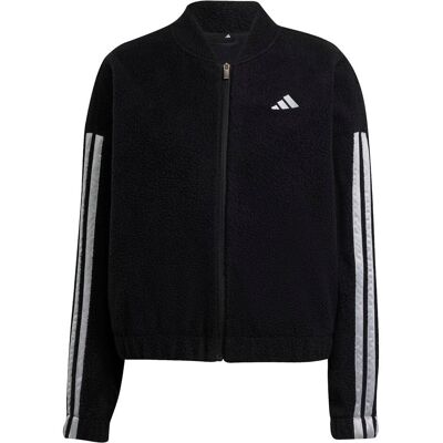 Adidas Damen, Outdoorjacken, Holiday High Pile Fleece (L), Schwarz, L Adidas Damen, Outdoorjacken, Holiday High Pile Fleece (L), Schwarz, L