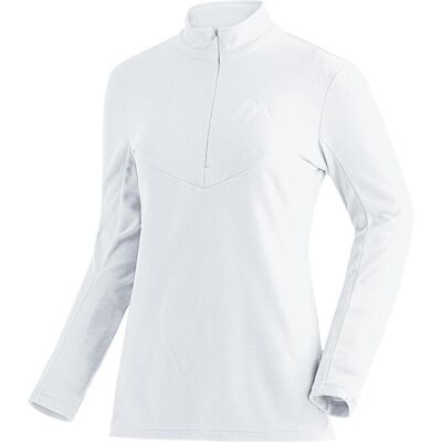 Maier Sports, Damen, Pullover, Denise Half Zip, Weiss, (L) Maier Sports, Damen, Pullover, Denise Half Zip, Weiss, (L)